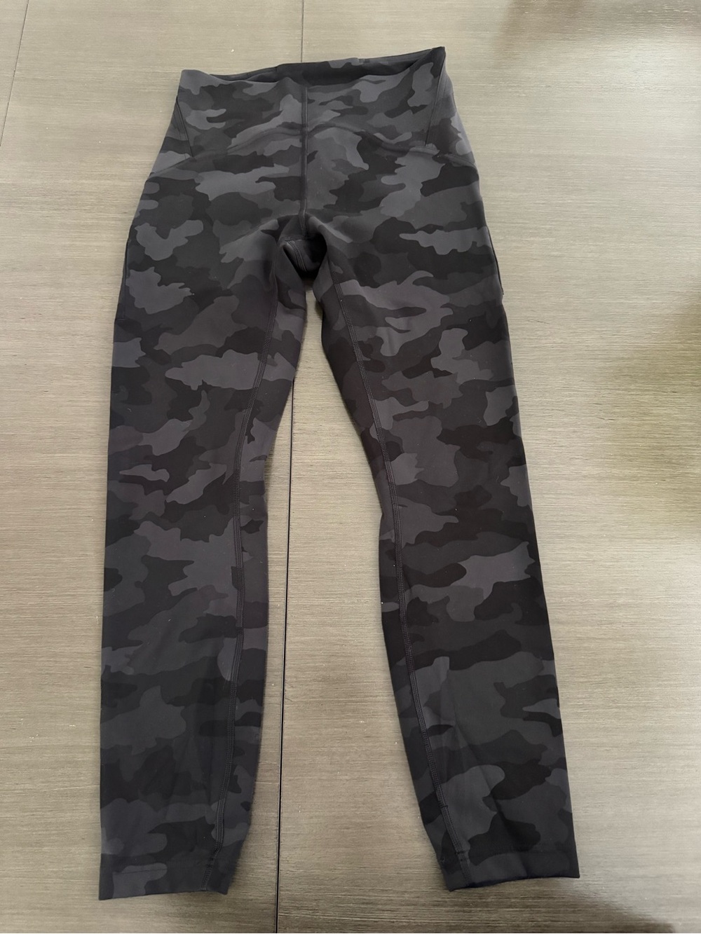 Lululemon Black Gray Camo Leggings